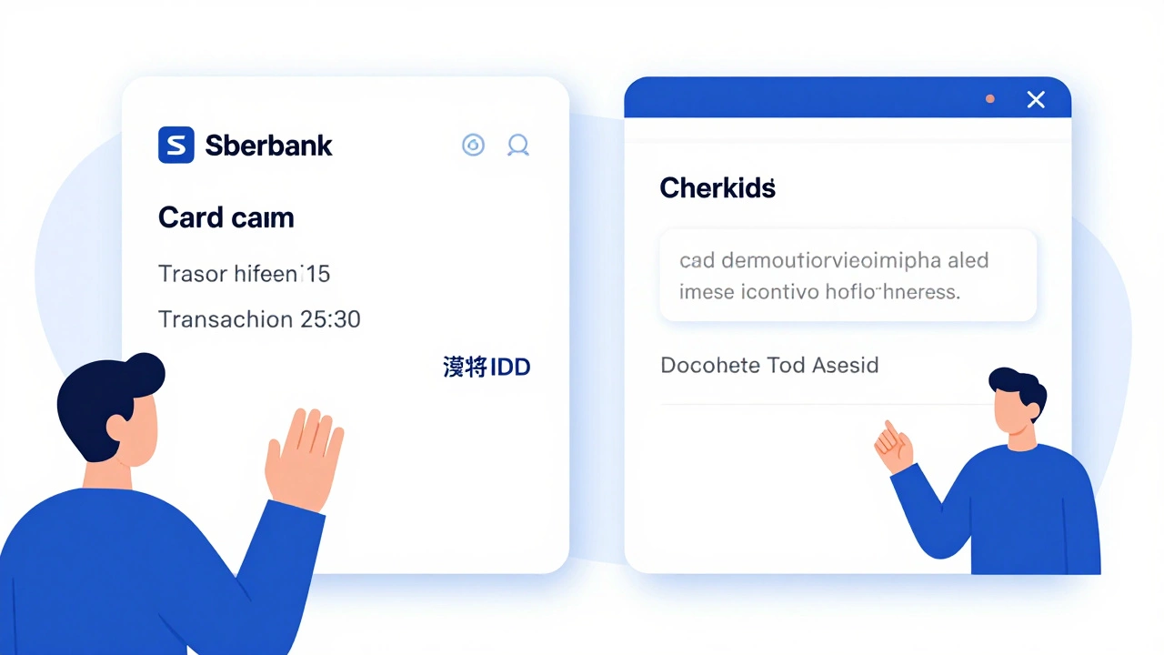 Два экрана: слева пользователь пишет детальное сообщение, справа система обрабатывает запрос и присваивает номер обращения