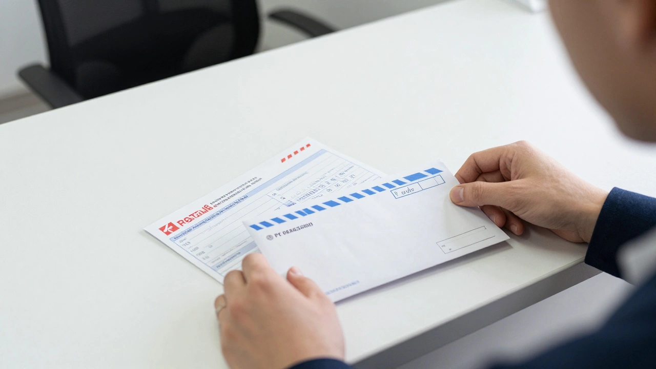 Отправка заказного письма с описью вложения в почтовом отделении